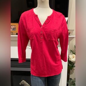 Red Chicos top size L